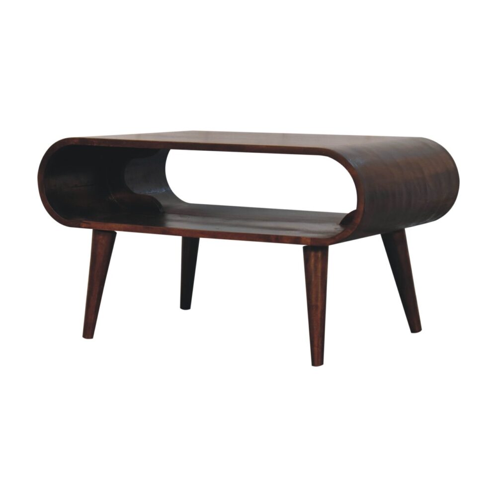 Open California Walnut Coffee Table - Image 3