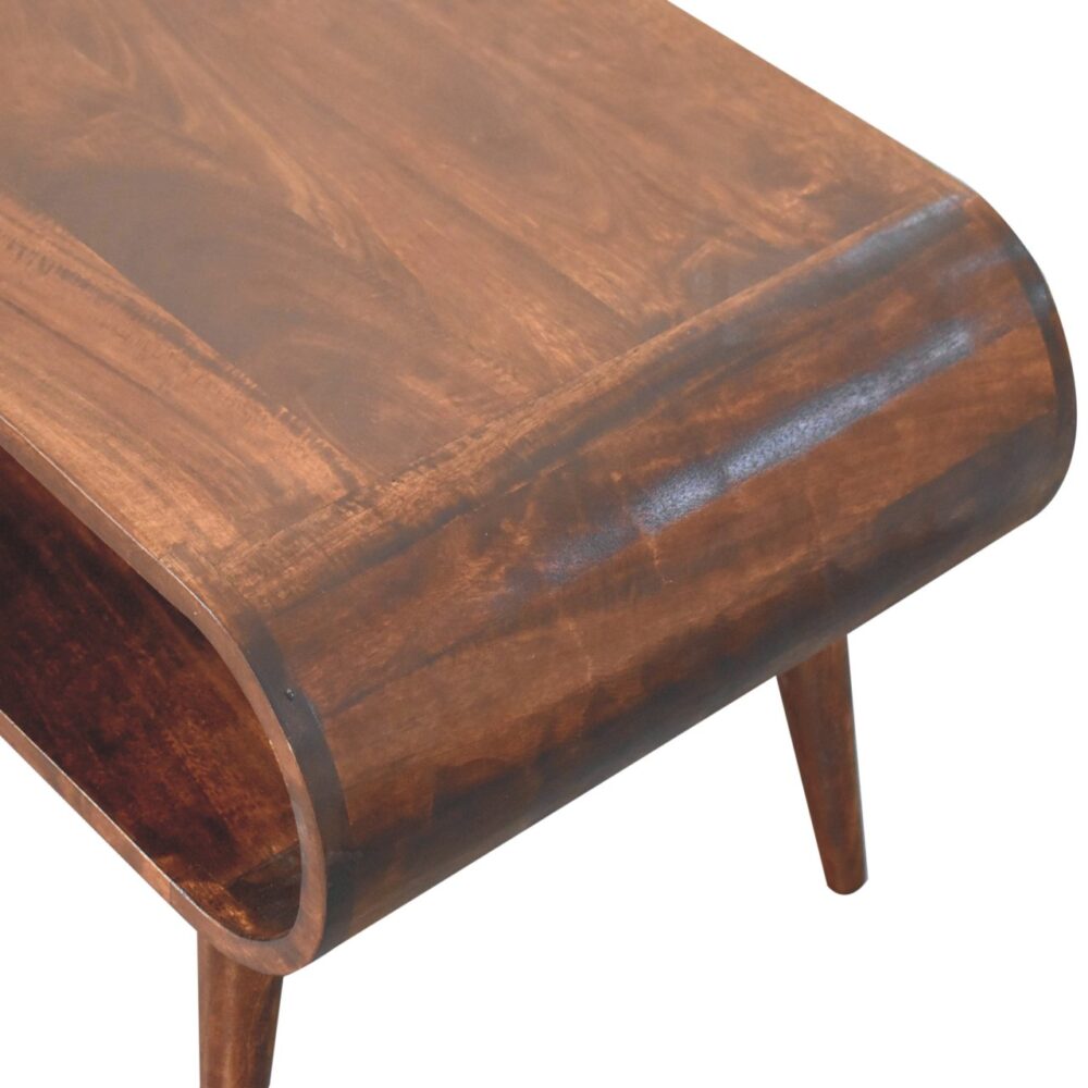 Open California Walnut Coffee Table - Image 7