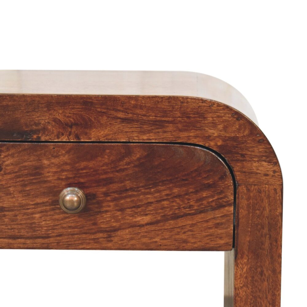 California Walnut Disc Bedside - Image 5