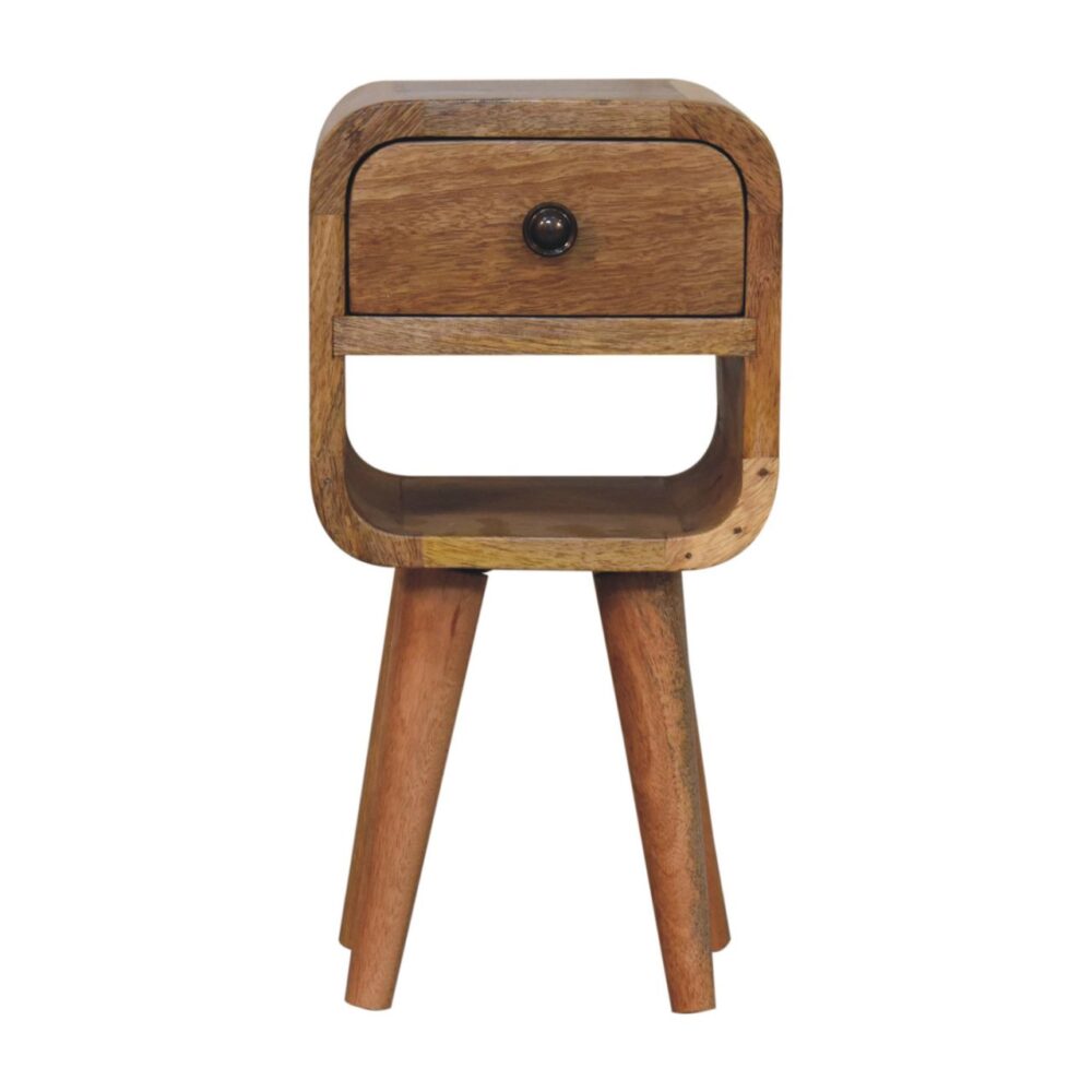 Extra Mini Oak-ish Curve Lower Bedside - Image 2