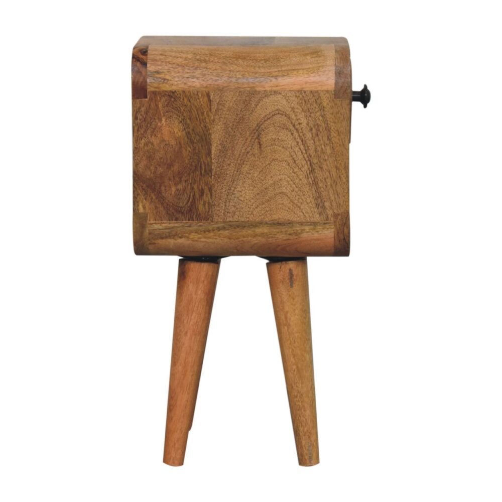 Extra Mini Oak-ish Curve Lower Bedside - Image 9
