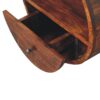 Floating Circle Chestnut Bedside - Image 7