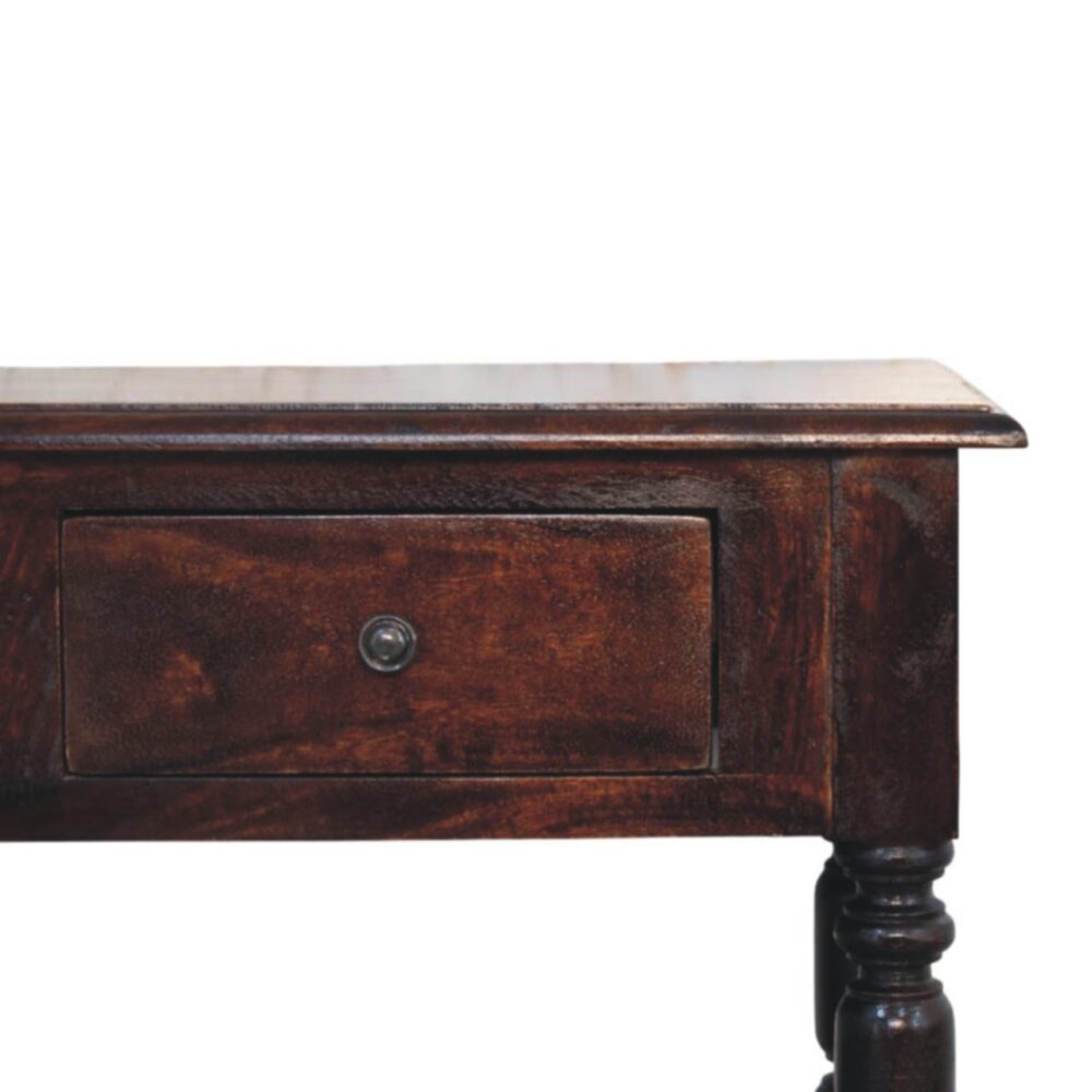 Turned legs Cherry Side Table - Image 4