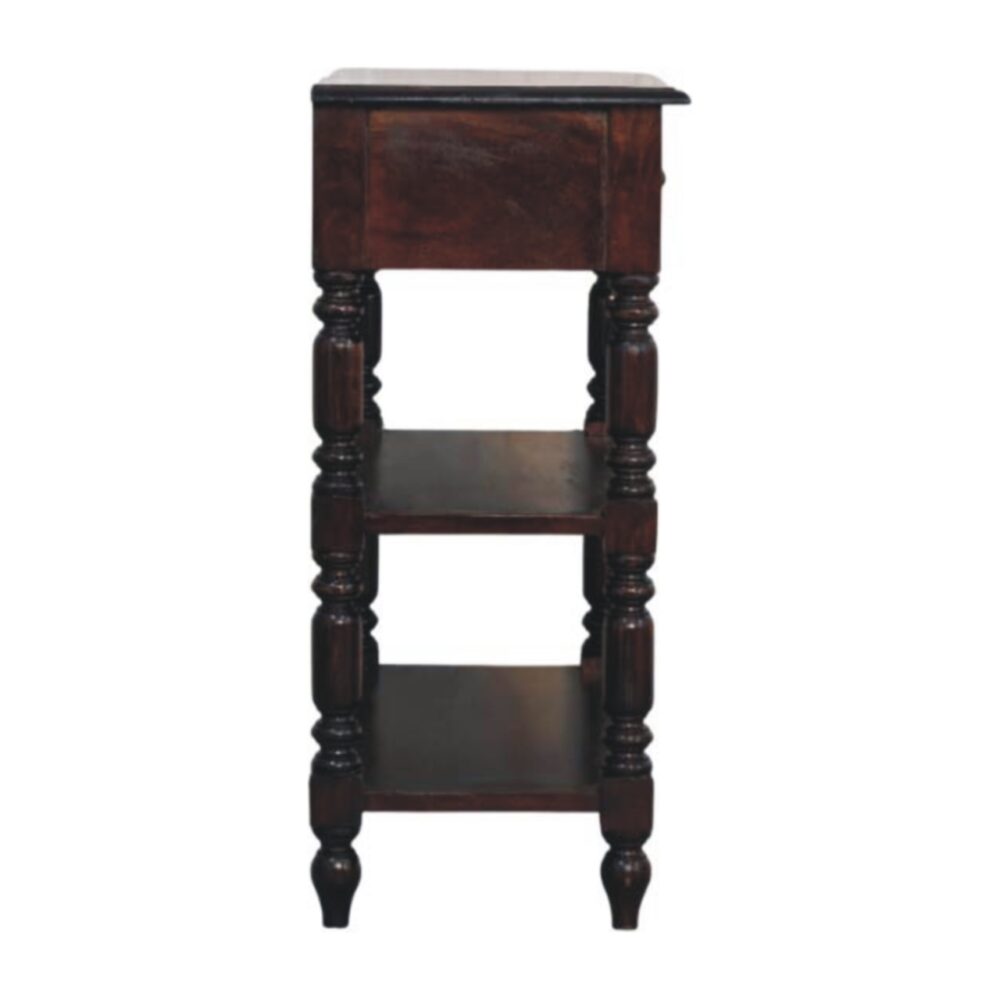 Turned legs Cherry Side Table - Image 7