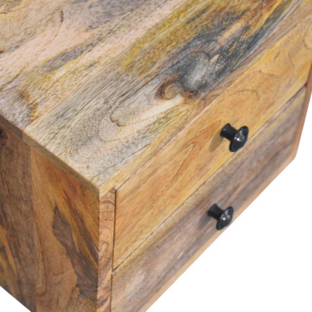 Solis 2-Drawer Oak-ish Wall Mounted Nightstand - Image 5
