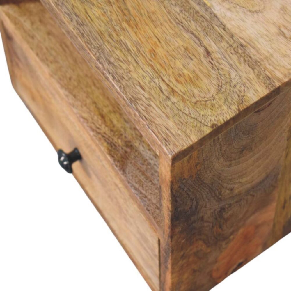 Solis 1-Drawer Oak-ish Wall Mounted Nightstand - Image 6