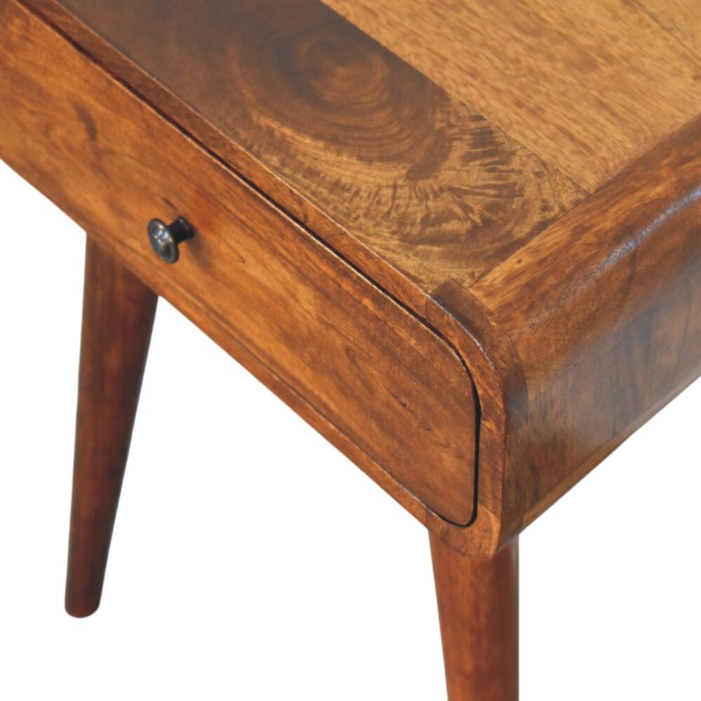 Avora Chestnut Nightstand with 1 drawer - Image 5