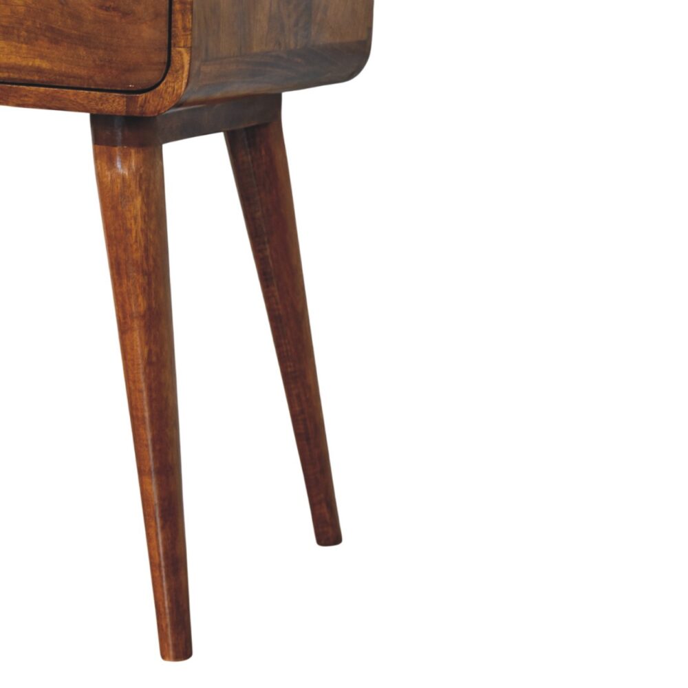 Avora Chestnut Nightstand with 1 drawer - Image 7