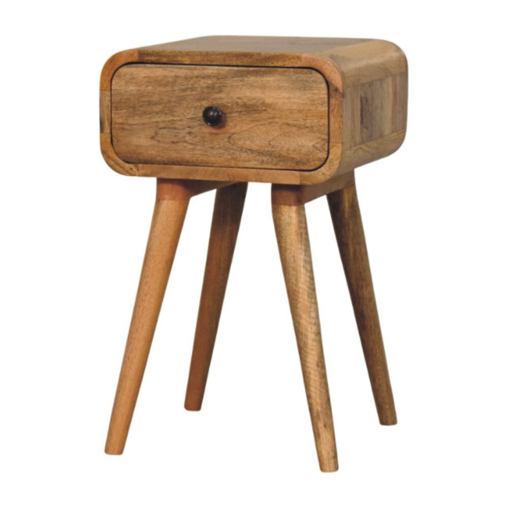 Avora Mini Oak-ish Nightstand with 1 drawer - Image 2