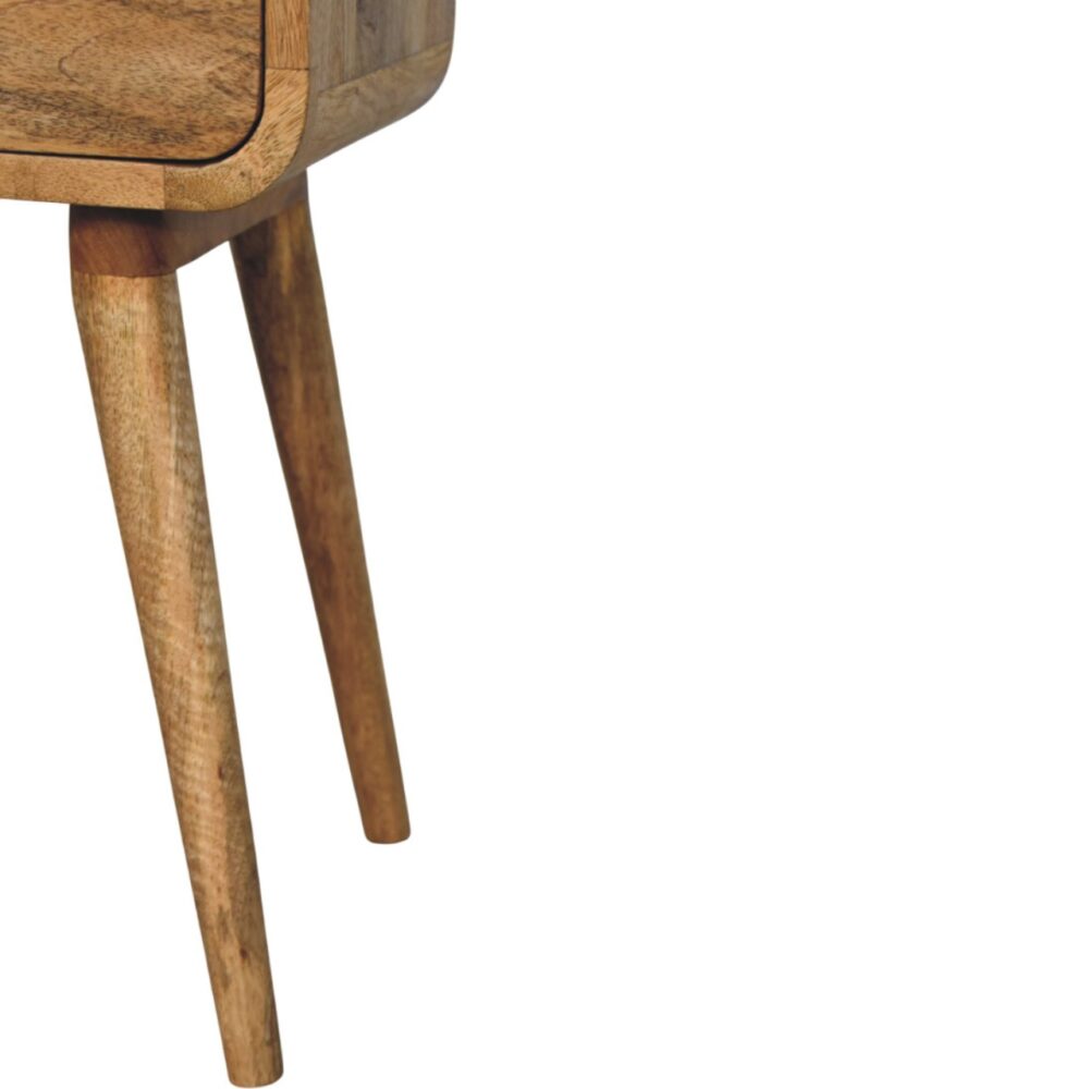 Avora Mini Oak-ish Nightstand with 1 drawer - Image 7