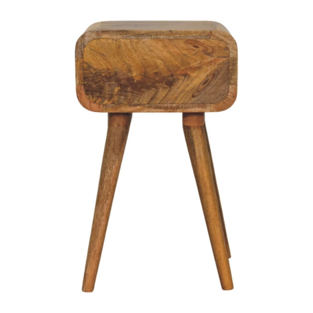 Avora Mini Oak-ish Nightstand with 1 drawer - Image 9