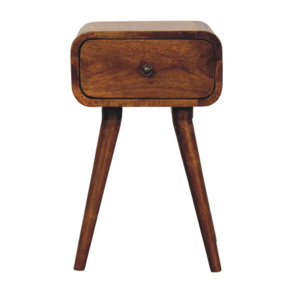 Avora Mini Chestnut Nightstand with 1 drawer - Image 2