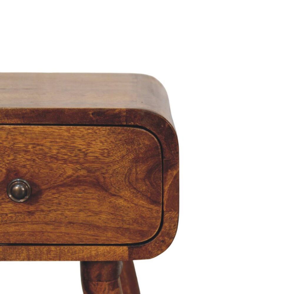 Avora Mini Chestnut Nightstand with 1 drawer - Image 5