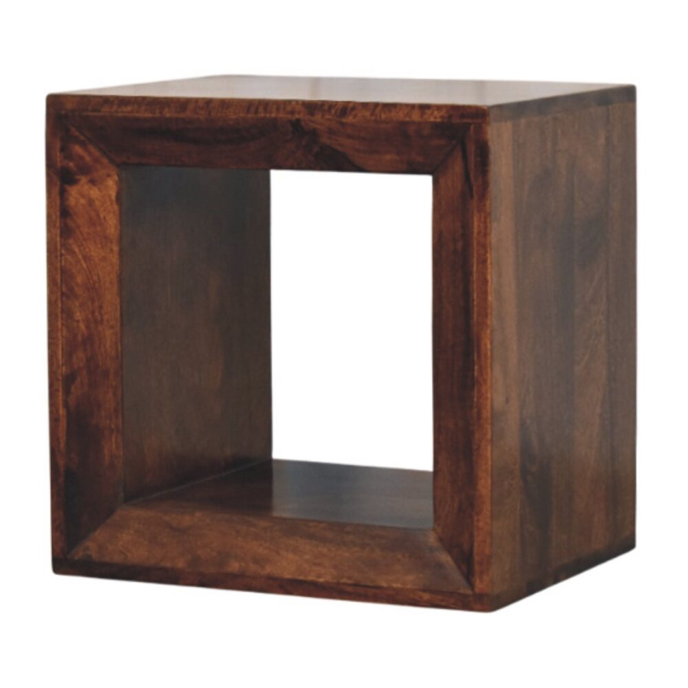 Solis Open California Walnut Side Table - Image 2