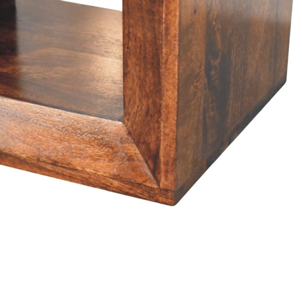 Solis Open California Walnut Side Table - Image 8