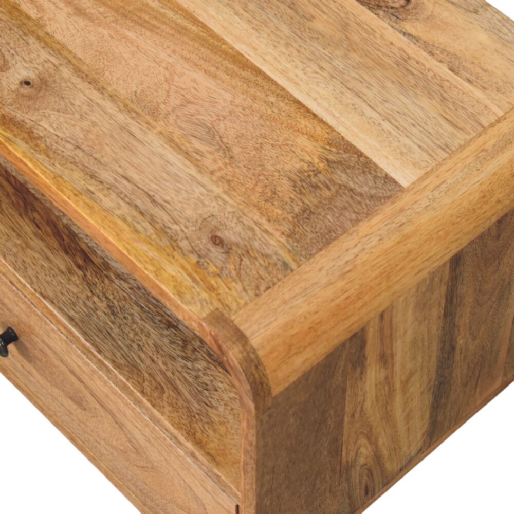 Avora Wall-Mounted Oak-ish Nightstand - Image 5