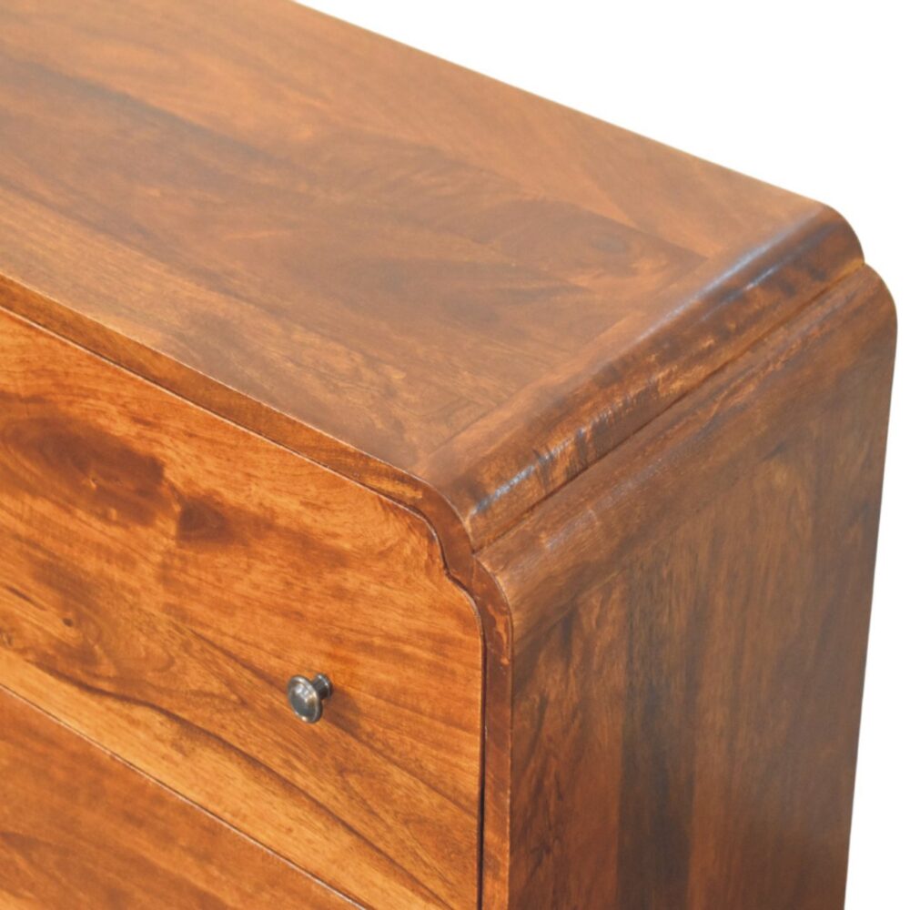 Newton Chestnut 3 Drawer Chest - Image 5
