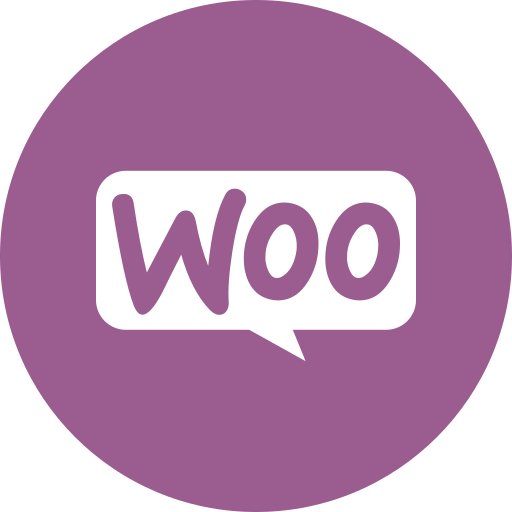 WooCommerce logo in purple circle