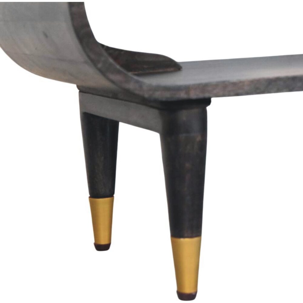 Curved Edge Media with Brass Accents - Image 7