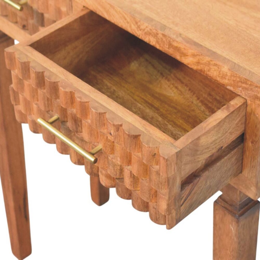 Arno Console Table in Golden Teak - Image 6