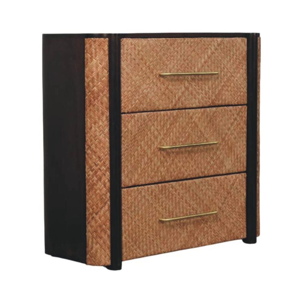Havana Weave 3 Drawer Chest - Image 2