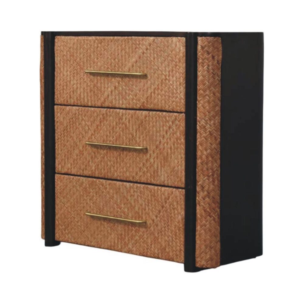 Havana Weave 3 Drawer Chest - Image 3