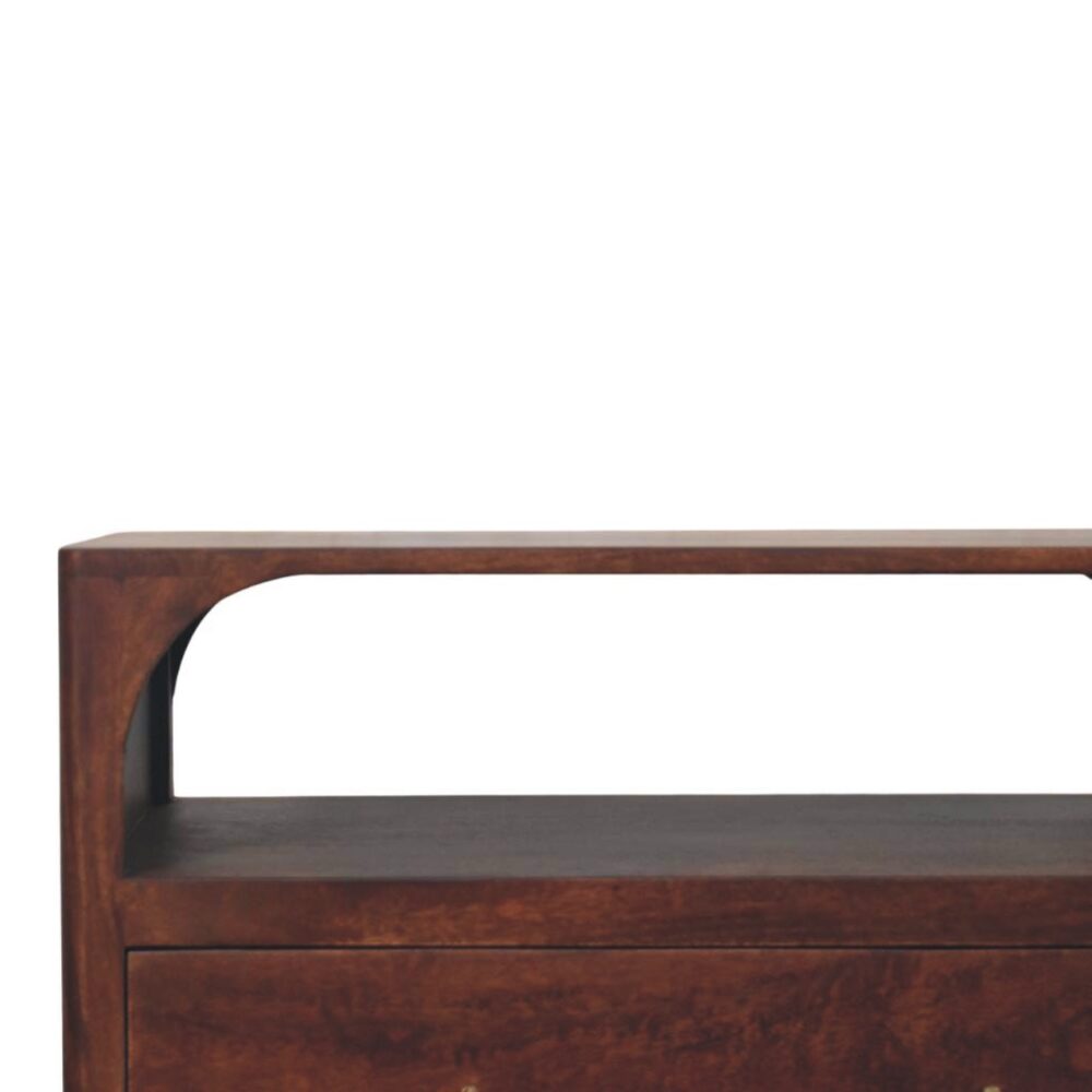 Arched Edge 3 Drawer Chest - Image 4