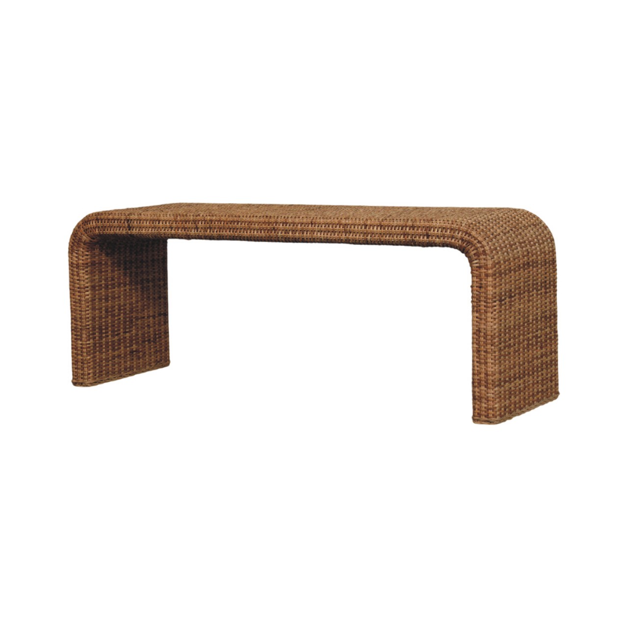 Rattan Weave Bench - Image 3