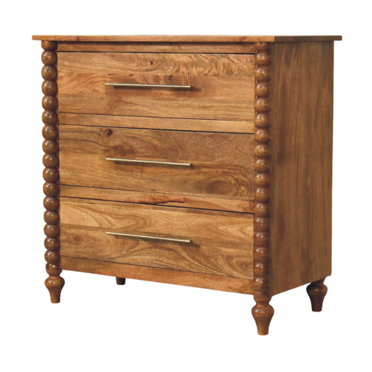Spindle 3-Drawer Chest - Image 2