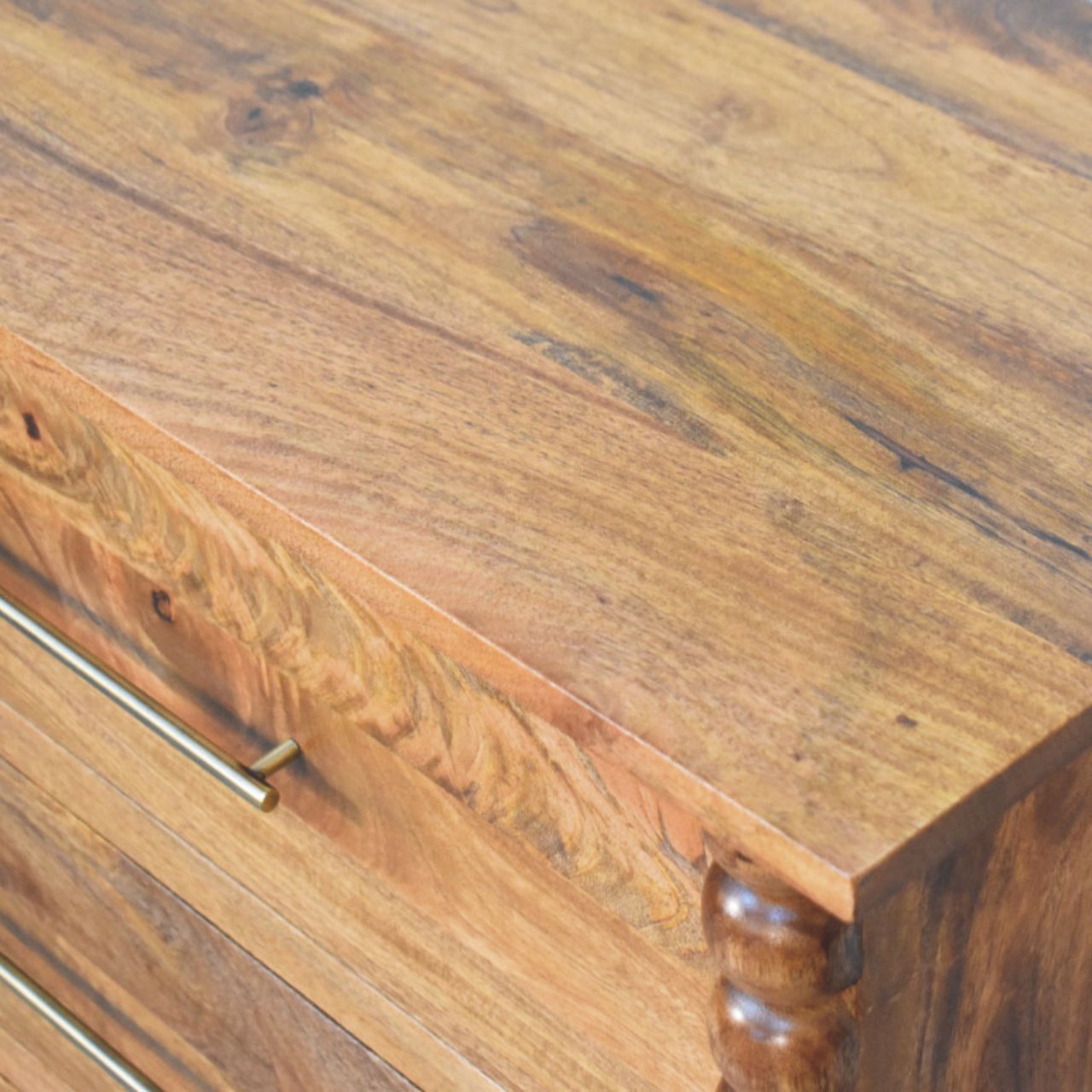 Spindle 3-Drawer Chest - Image 5