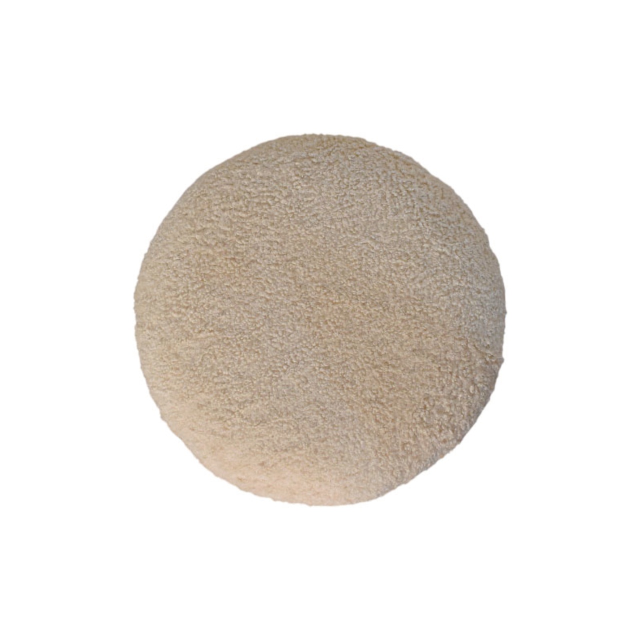 Boucle Teak Accent Stool - Image 7