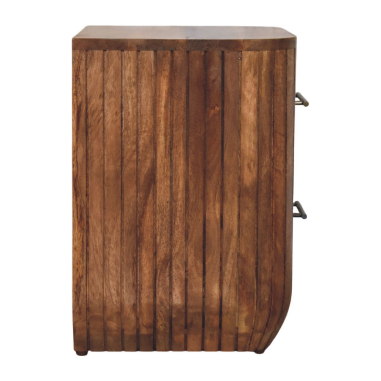 Fluted Bedside with Drawers - Image 8